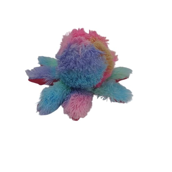S Rainbow Octopus 8" Soft Plush Walmart Tie-Dye Stuffed Animal - Picture 3 of 7